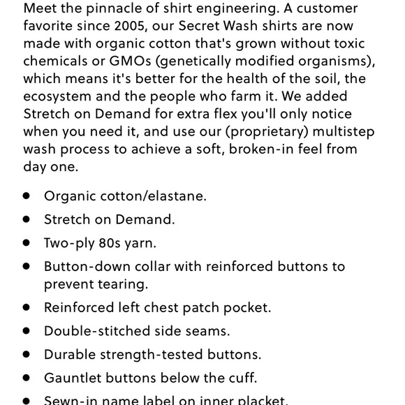 J.Crew men’s SLIM UNTUCKED fit shirt - Picture 2 of 2